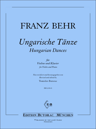 Cover - Franz Behr, Ungarische Tänze